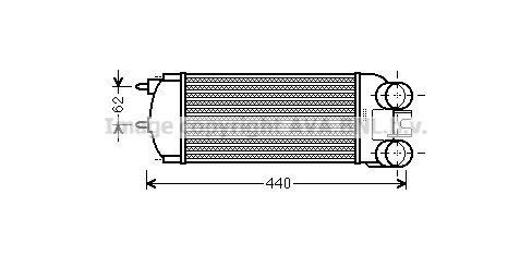 AVA QUALITY COOLING Kompressoriõhu radiaator CN4269